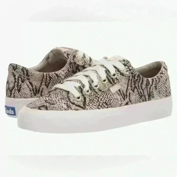 Keds Women's Jump Kick Snakeskin Sneaker Size 8.5 Casual Comfortable Sporty - Picture 2 of 14